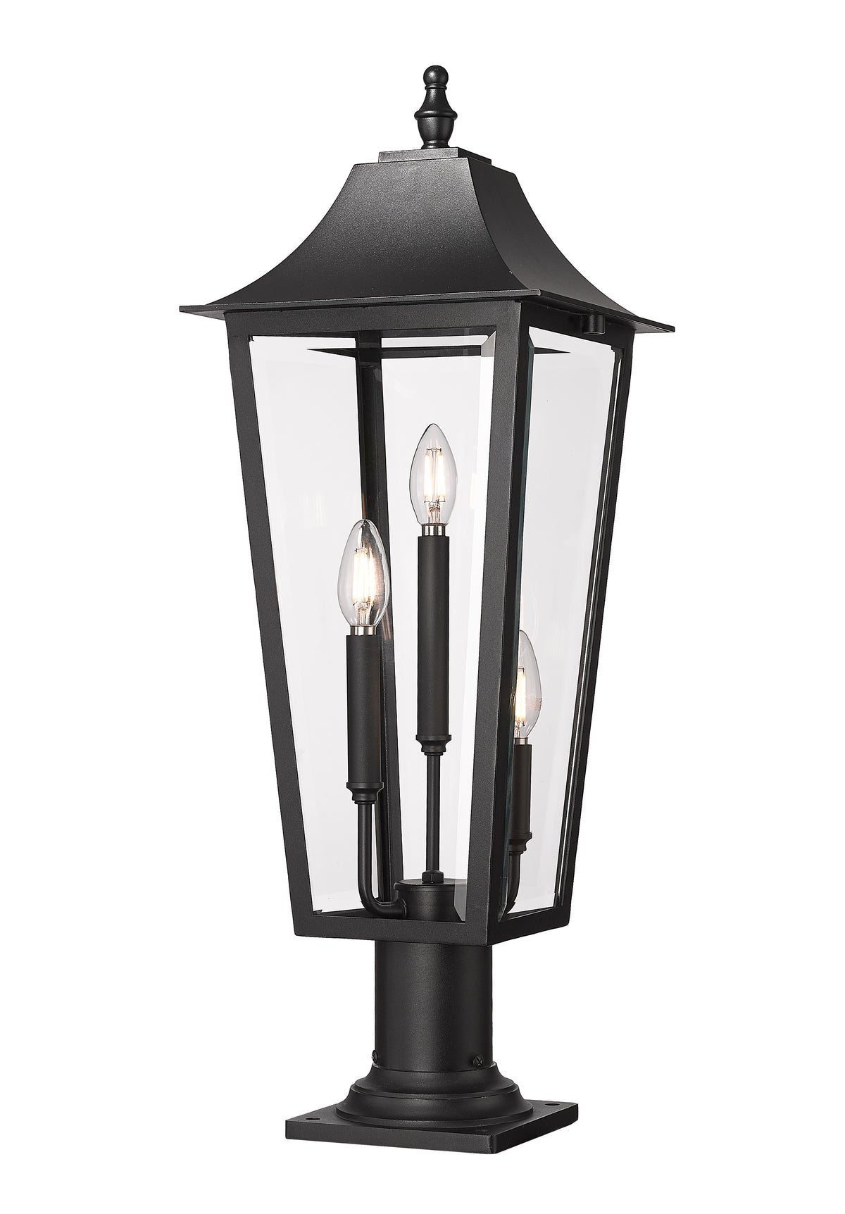 Gannon 3 Light Outdoor Pier Mounted Fixture
