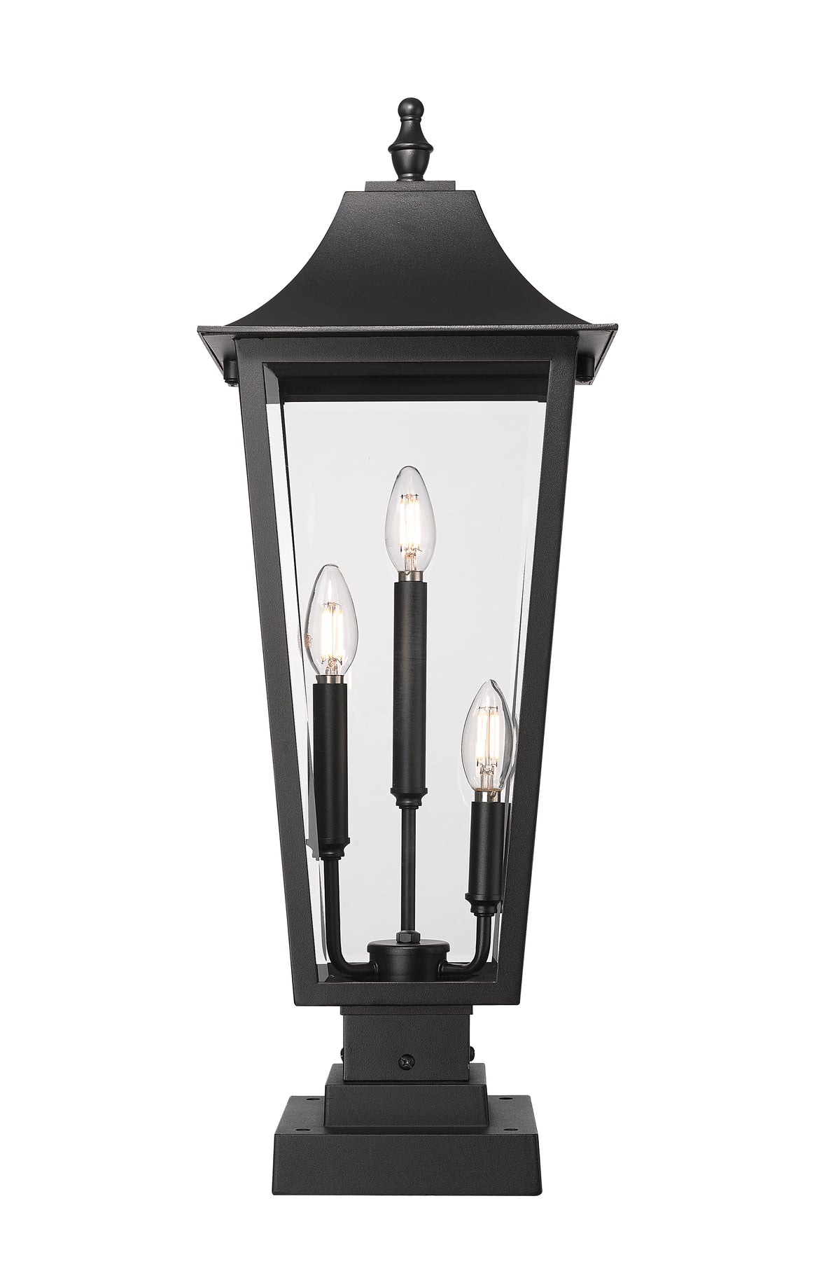 Gannon 3 Light Outdoor Pier Mounted Fixture
