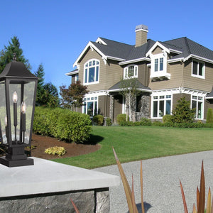 Gannon 3 Light Outdoor Pier Mounted Fixture