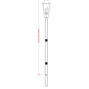 Gannon 3 Light Outdoor Post Mount Fixture