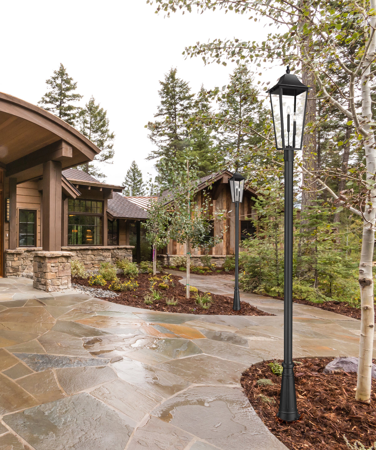 Gannon 3 Light Outdoor Post Mounted Fixture