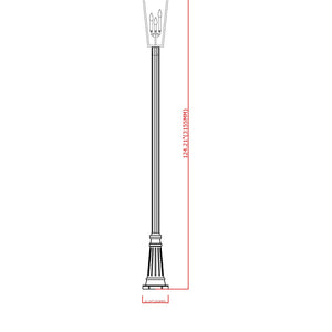 Gannon 3 Light Outdoor Post Mounted Fixture