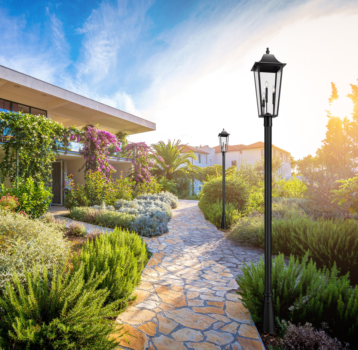 Gannon 3 Light Outdoor Post Mounted Fixture