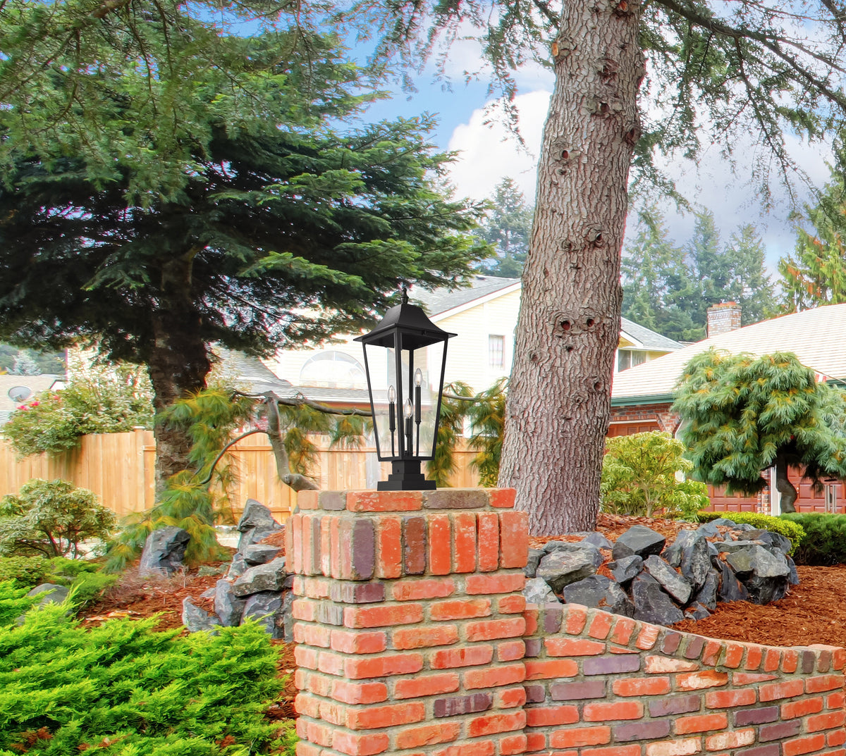 Gannon 3 Light Outdoor Pier Mounted Fixture