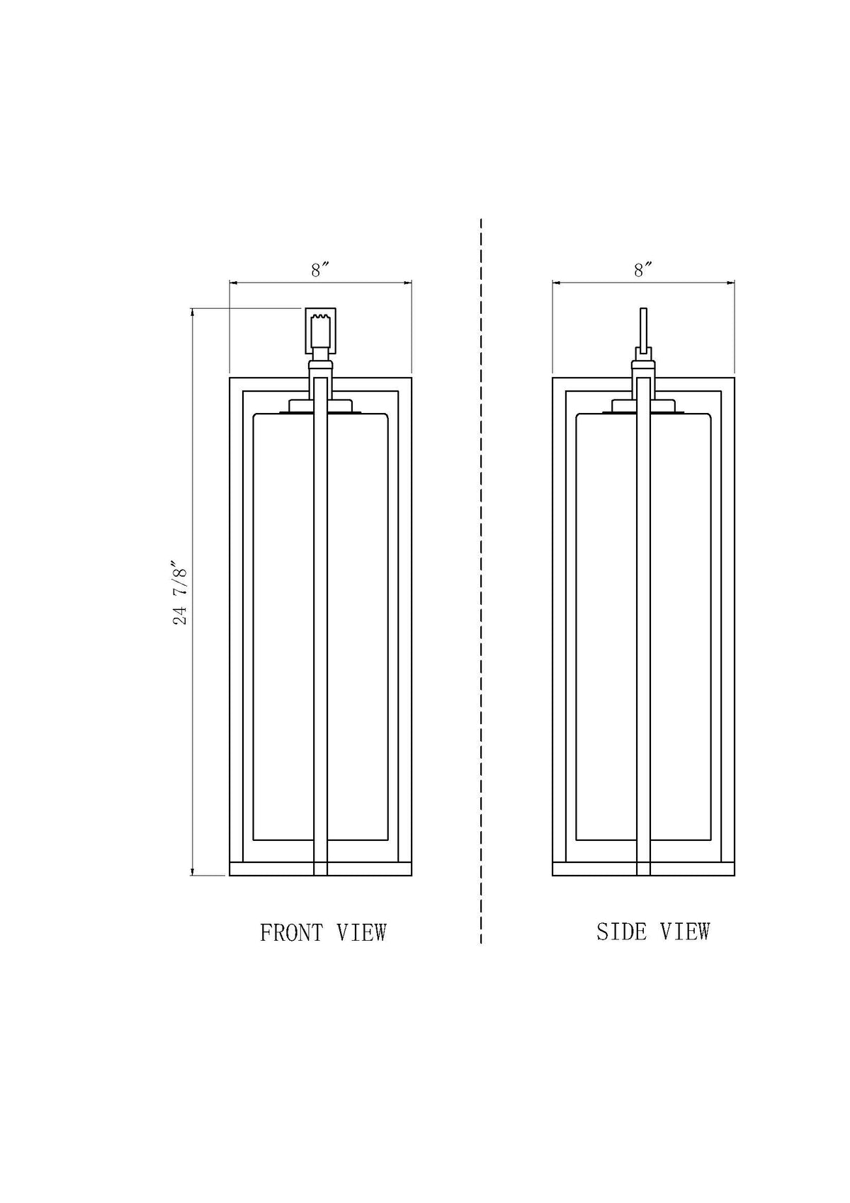Aura 8-in Outdoor Pendant