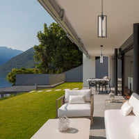 Aura 8-in Outdoor Pendant