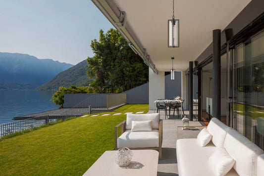 Aura 8-in Outdoor Pendant