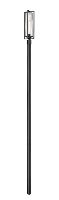 Aura 1 Light Outdoor Post Mounted Fixture