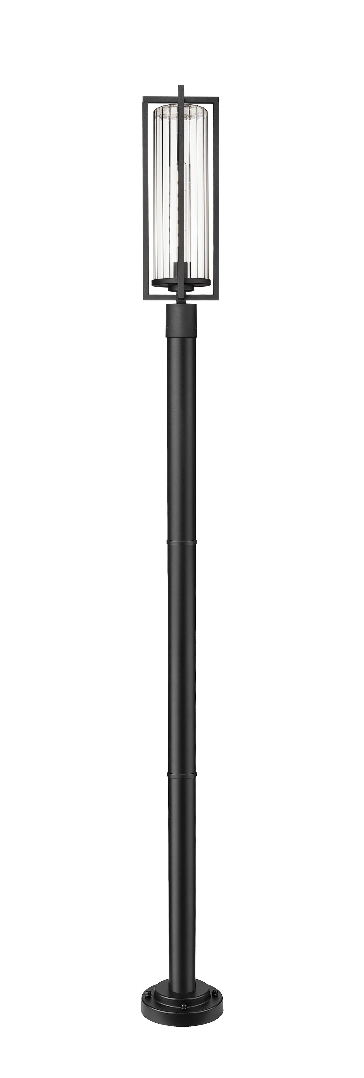 Aura 1 Light Outdoor Post Mounted Fixture