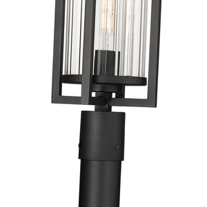 Aura 1 Light Outdoor Post Mounted Fixture