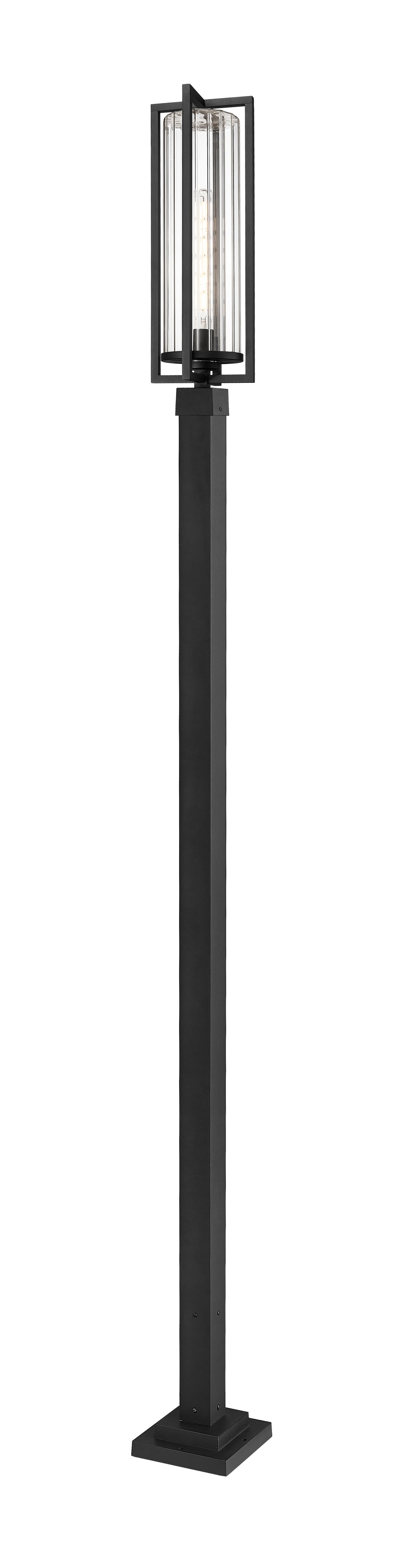 Aura 1 Light Outdoor Post Mounted Fixture