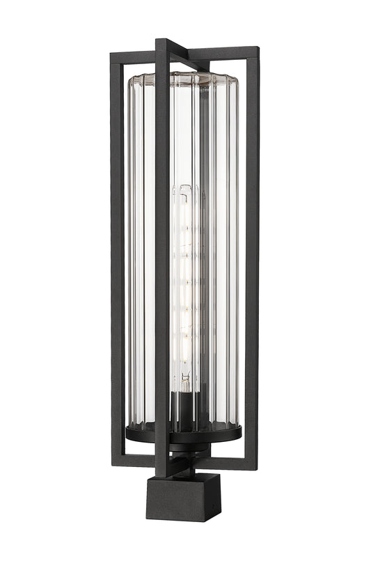 Aura 1 Light Outdoor Post Mount Fixture