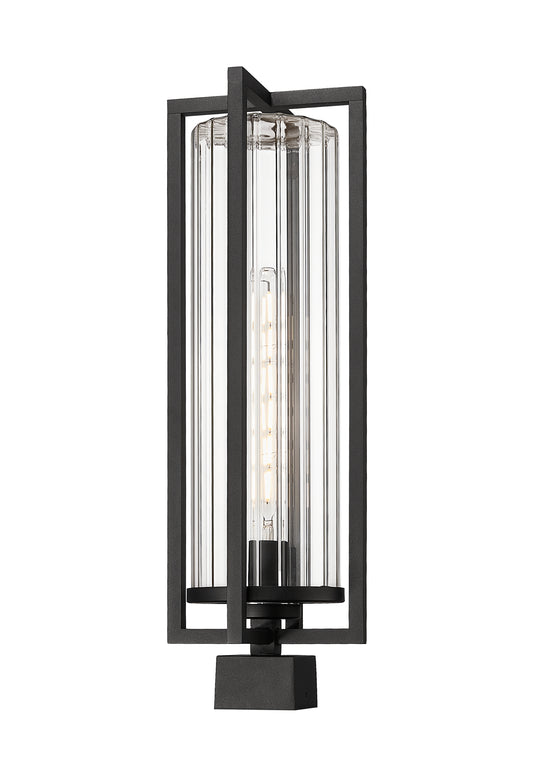 Aura 1 Light Outdoor Post Mount Fixture