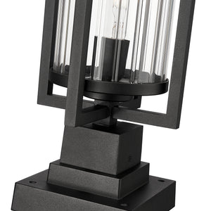 Aura 1 Light Outdoor Pier Mounted Fixture