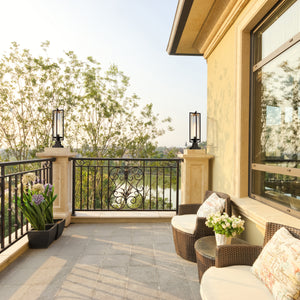 Aura 1 Light Outdoor Pier Mounted Fixture