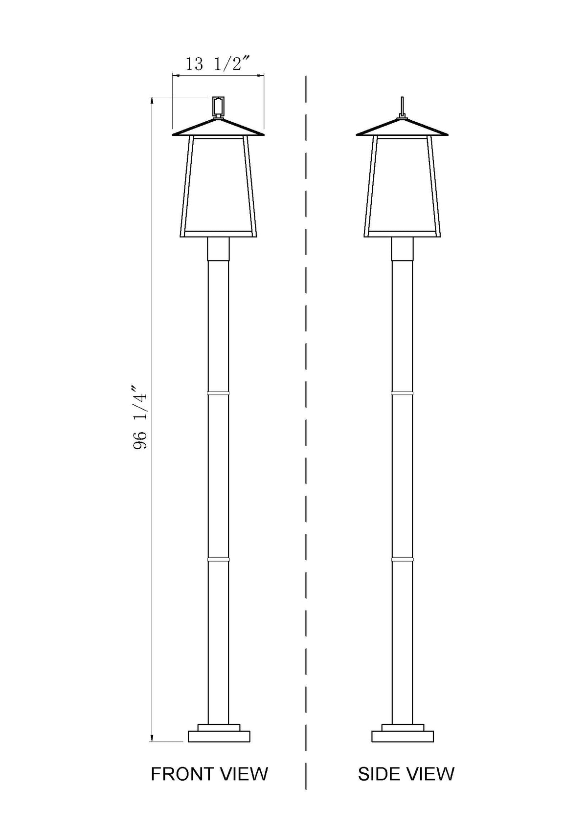 Rainer 4 Light Outdoor Post Mounted Fixture