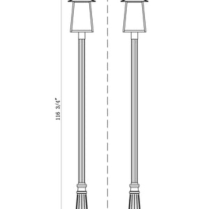 Rainer 4 Light Outdoor Post Mounted Fixture