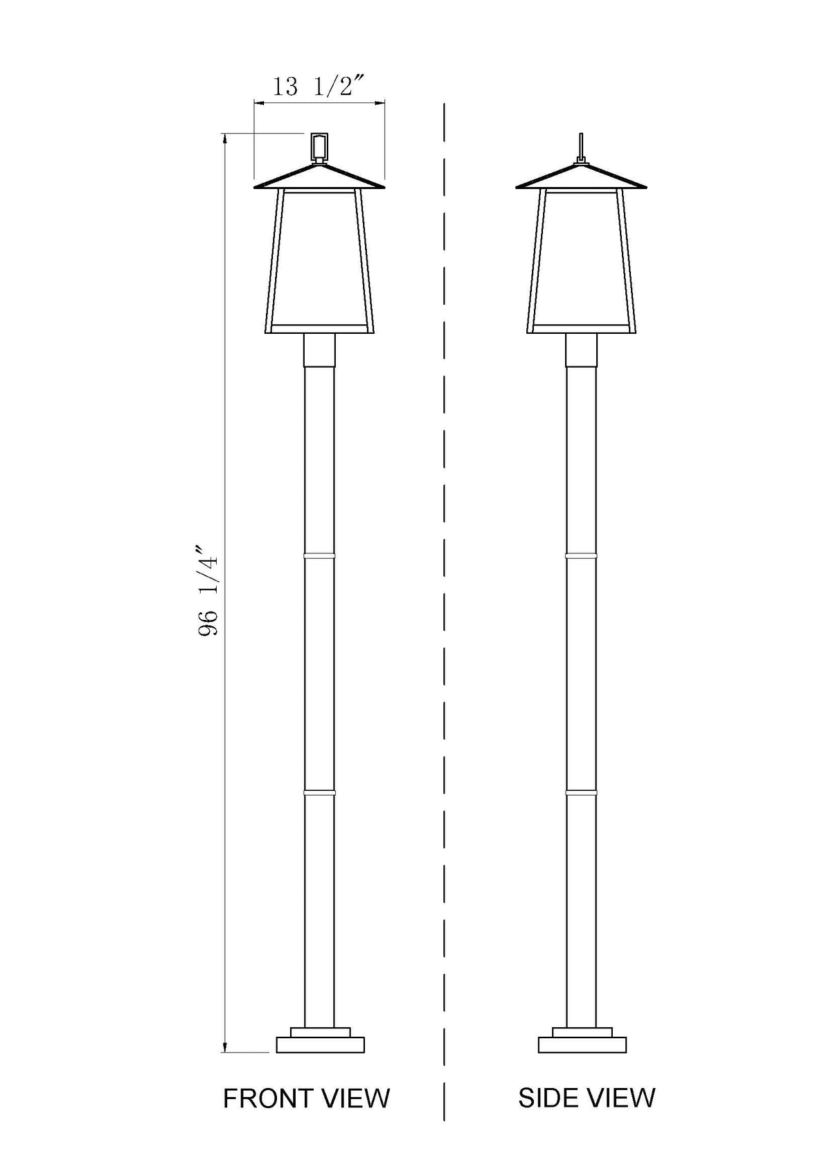 Rainer 4 Light Outdoor Post Mounted Fixture