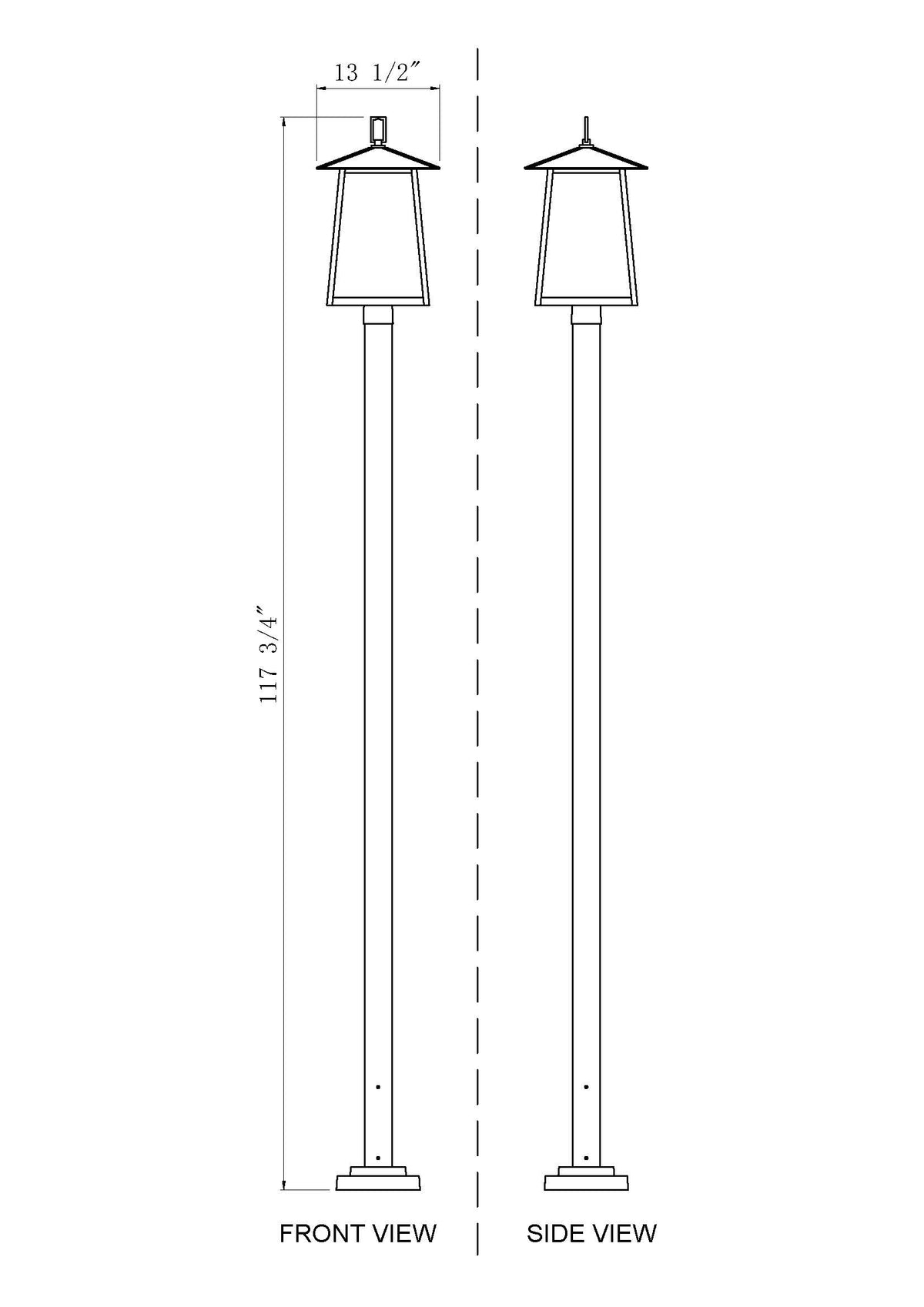 Rainer 4 Light Outdoor Post Mounted Fixture