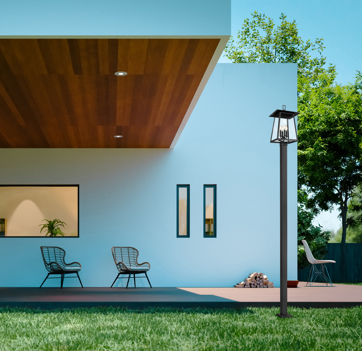 Rainer 4 Light Outdoor Post Mounted Fixture