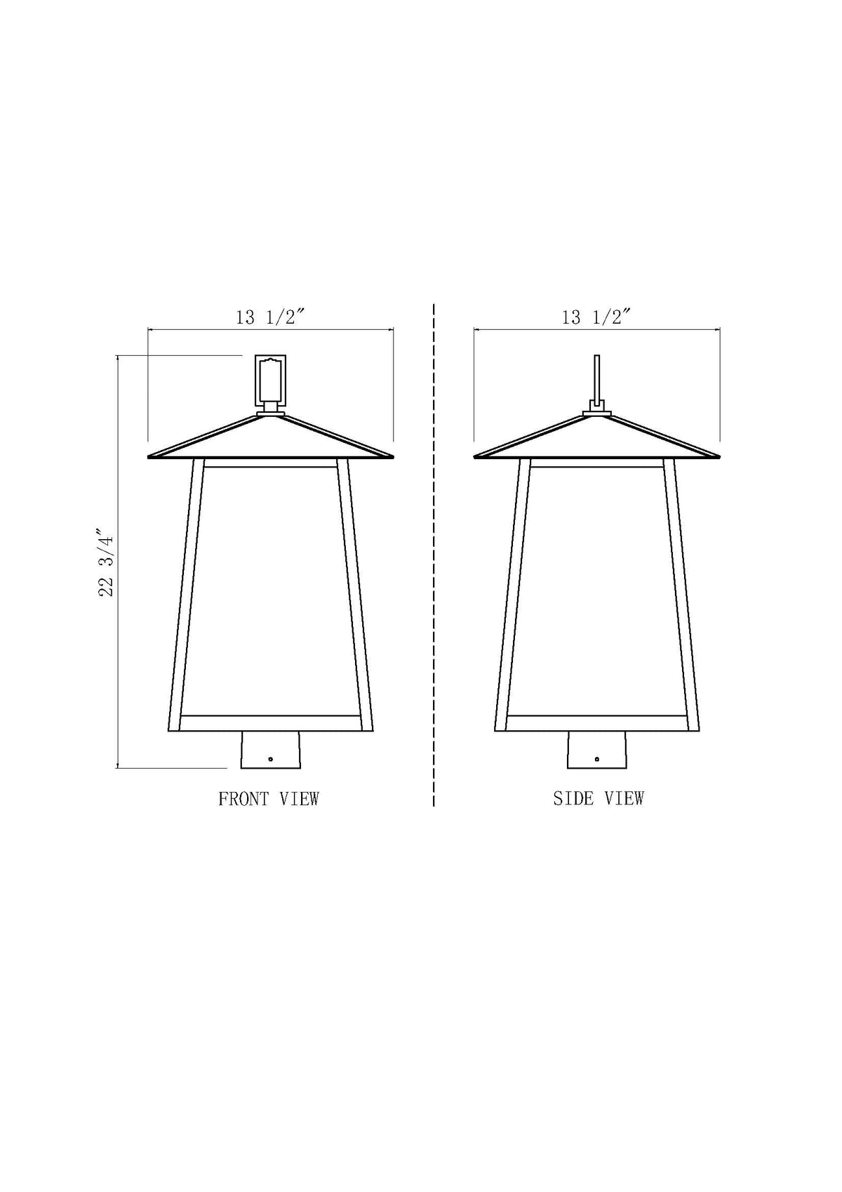 Rainer 4 Light Outdoor Post Mount Fixture