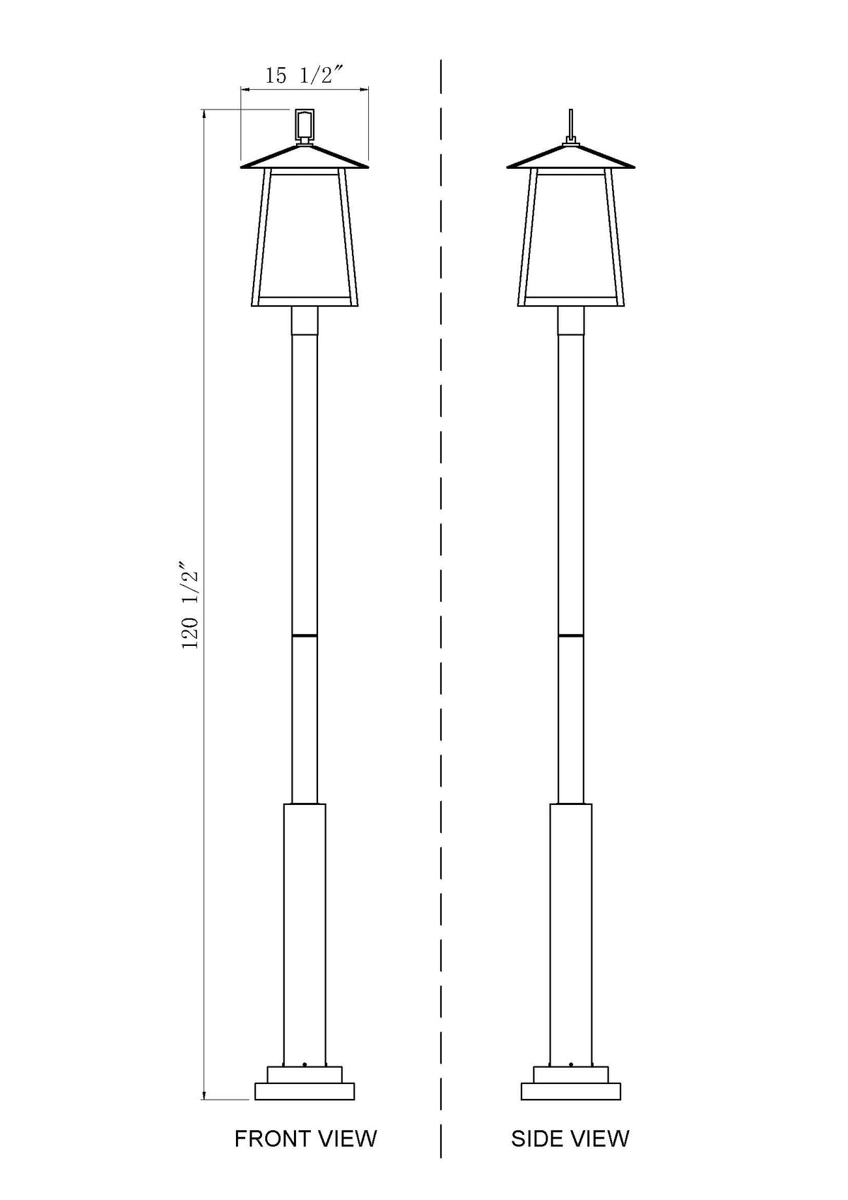 Rainer 5 Light Outdoor Post Mounted Fixture