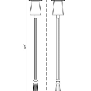 Rainer 5 Light Outdoor Post Mounted Fixture