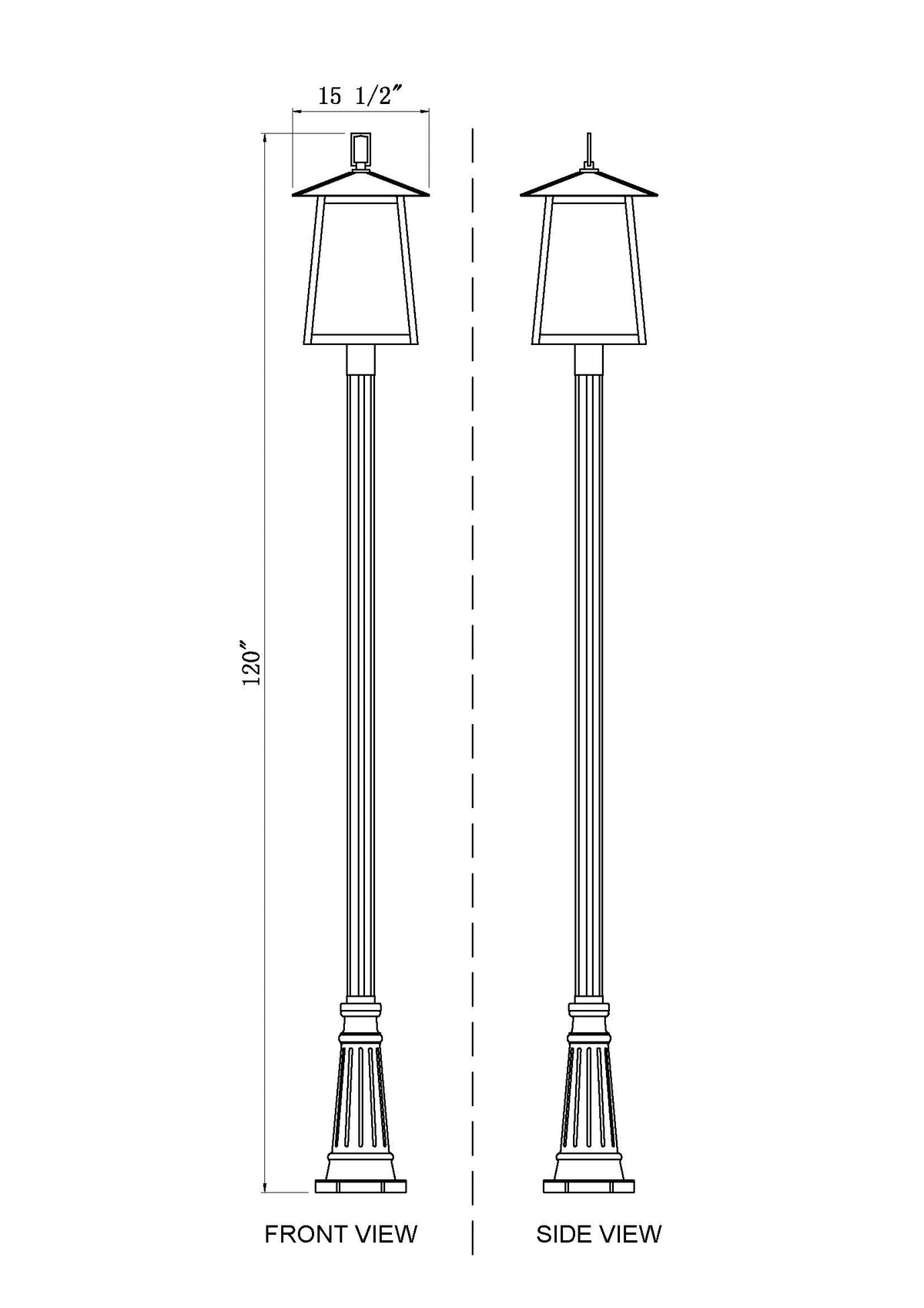 Rainer 5 Light Outdoor Post Mounted Fixture