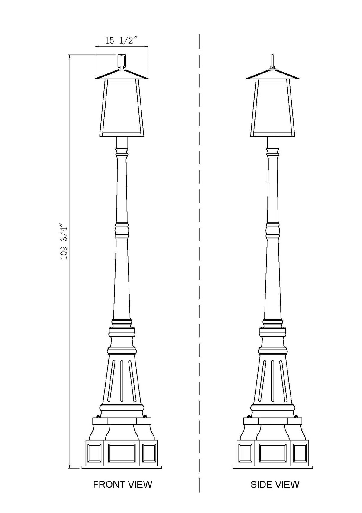 Rainer 5 Light Outdoor Post Mounted Fixture