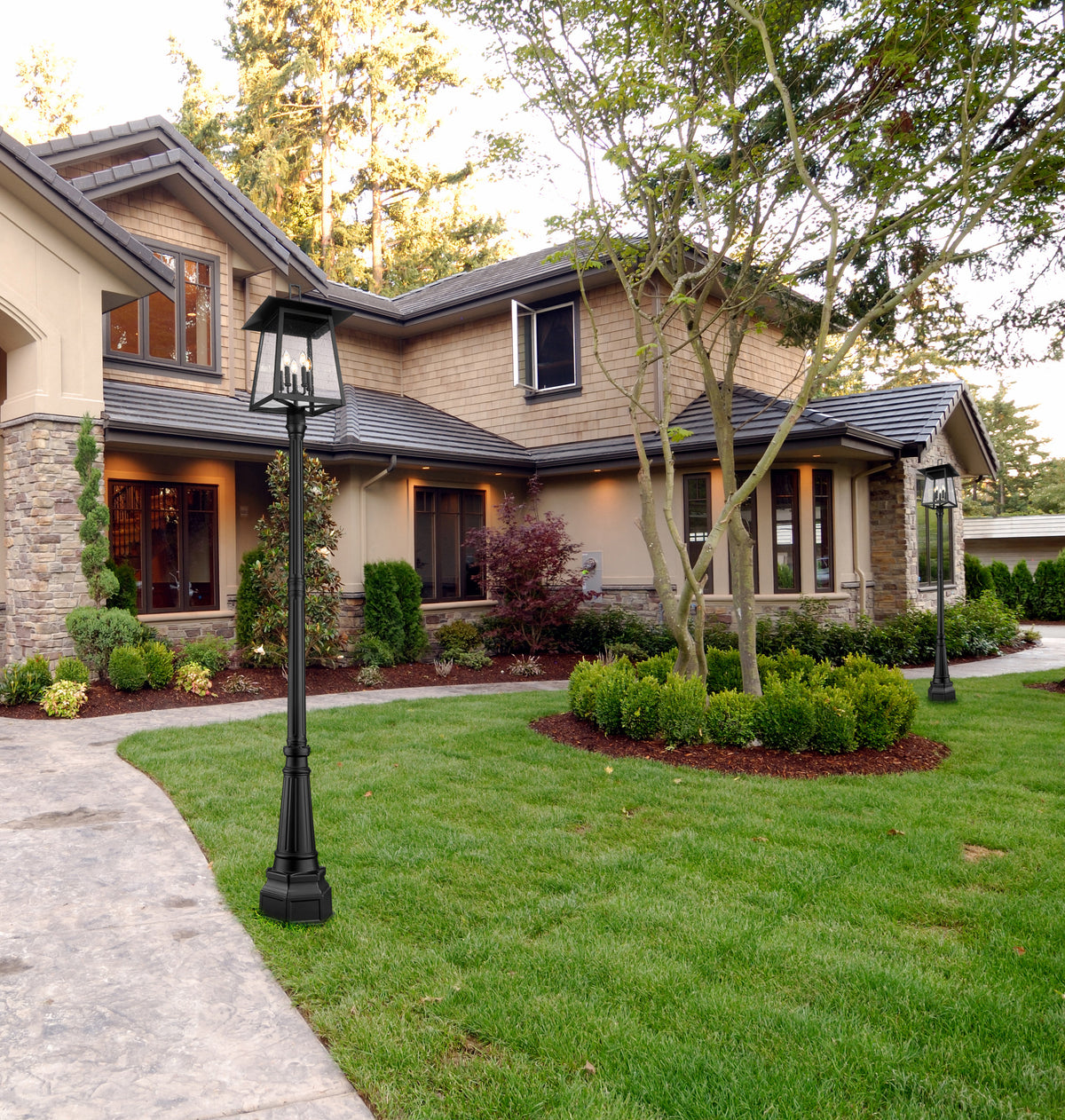 Rainer 5 Light Outdoor Post Mounted Fixture
