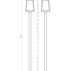 Rainer 5 Light Outdoor Post Mounted Fixture