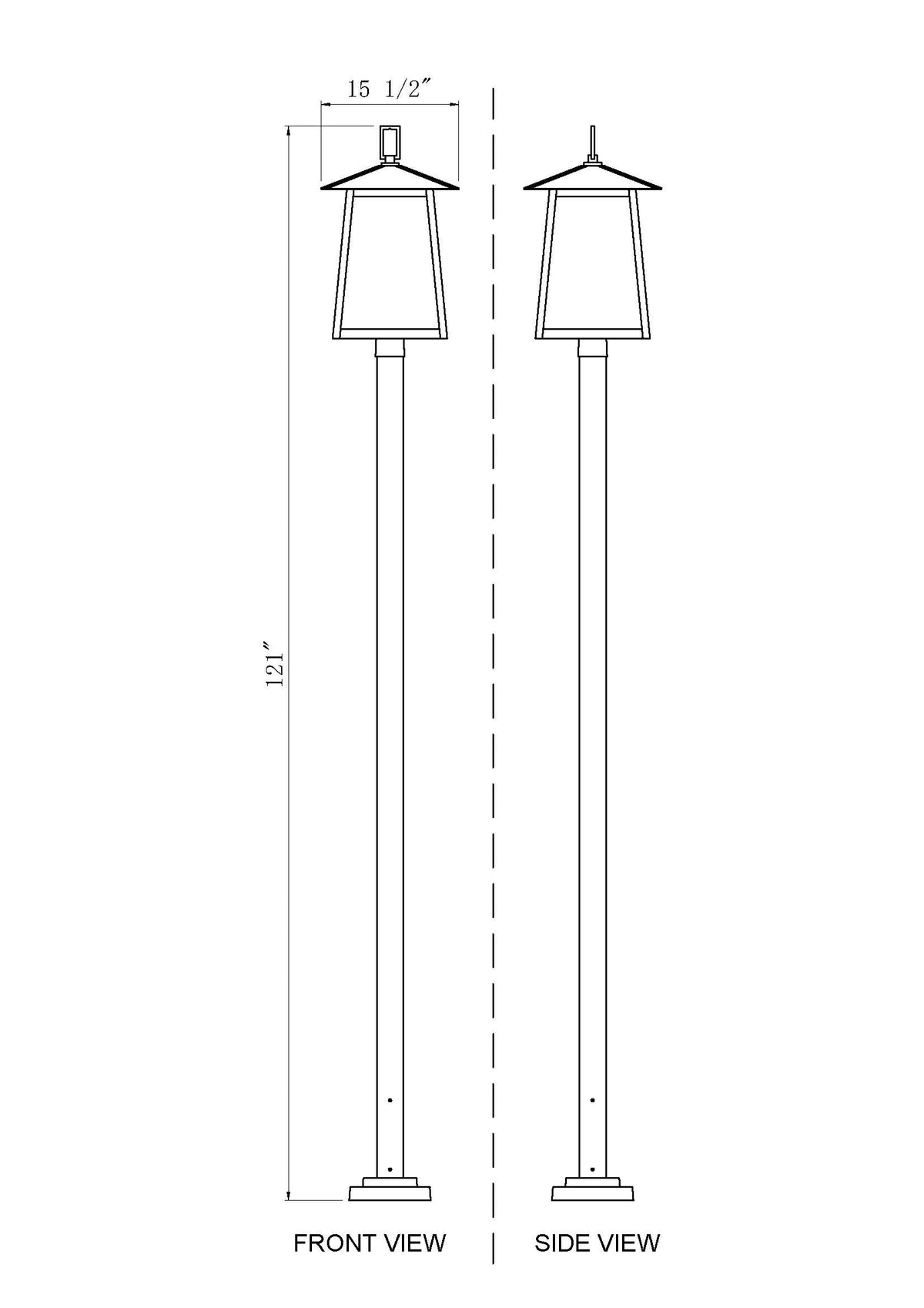 Rainer 5 Light Outdoor Post Mounted Fixture