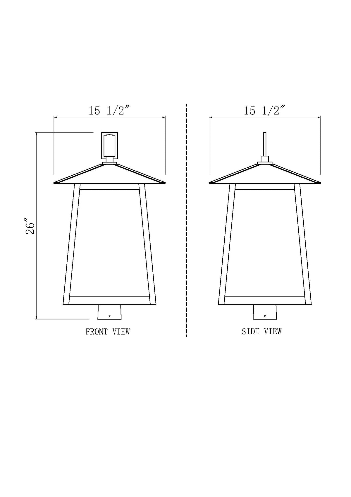 Rainer 5 Light Outdoor Post Mount Fixture