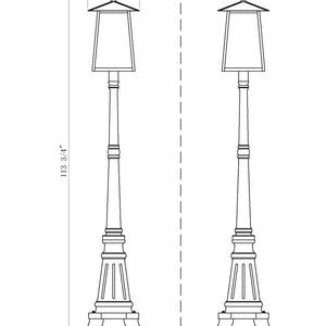 Rainer 6 Light Outdoor Post Mounted Fixture