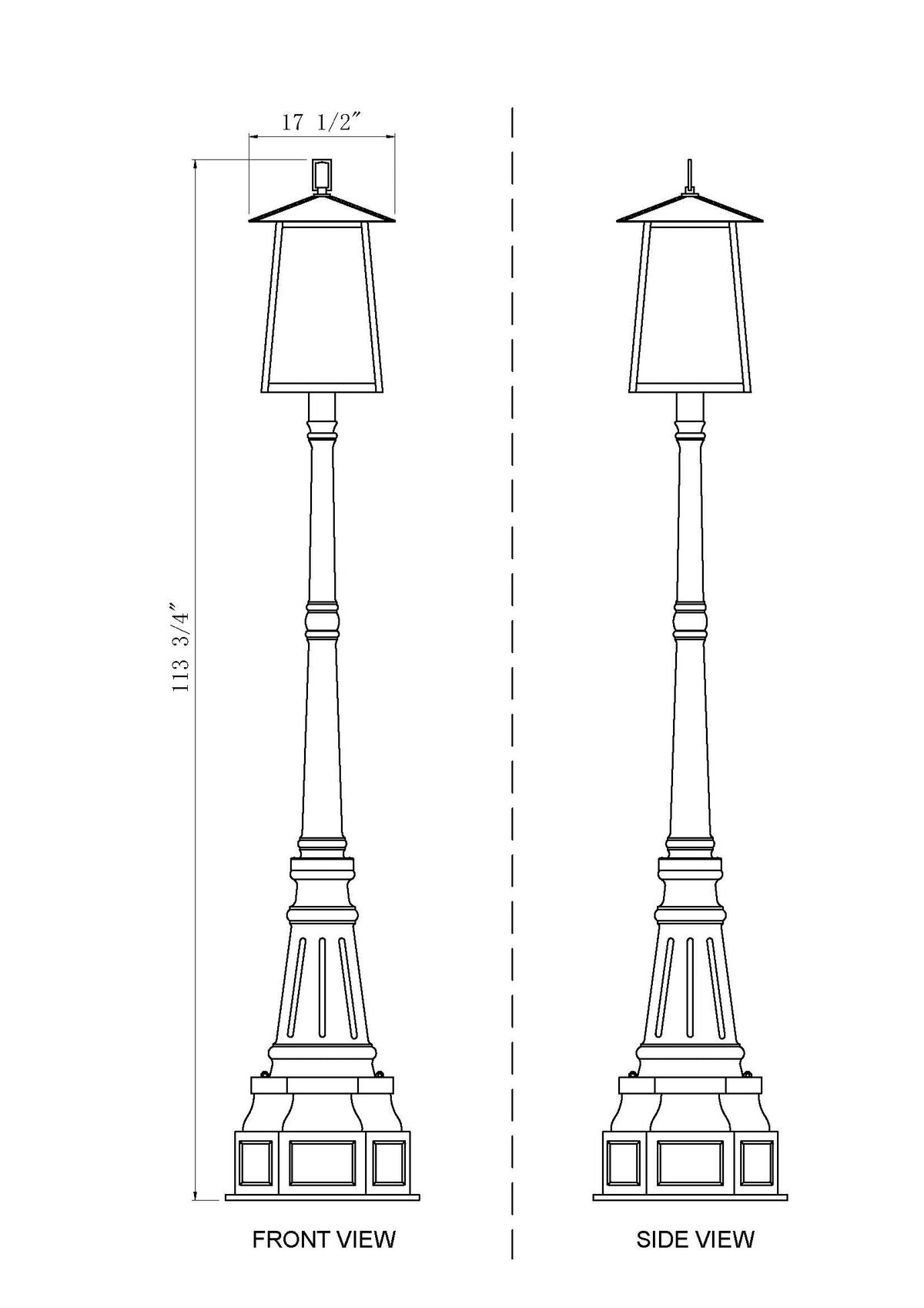 Rainer 6 Light Outdoor Post Mounted Fixture
