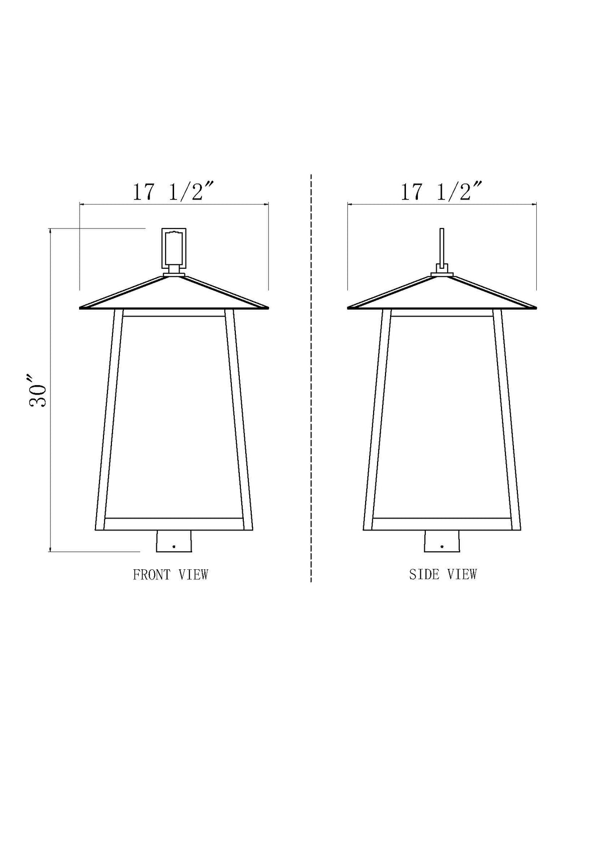 Rainer 6 Light Outdoor Post Mount Fixture