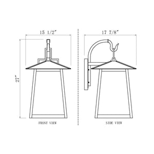 Rainer 27-in Outdoor