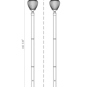 Davina 4 Light Outdoor Post Mounted Fixture