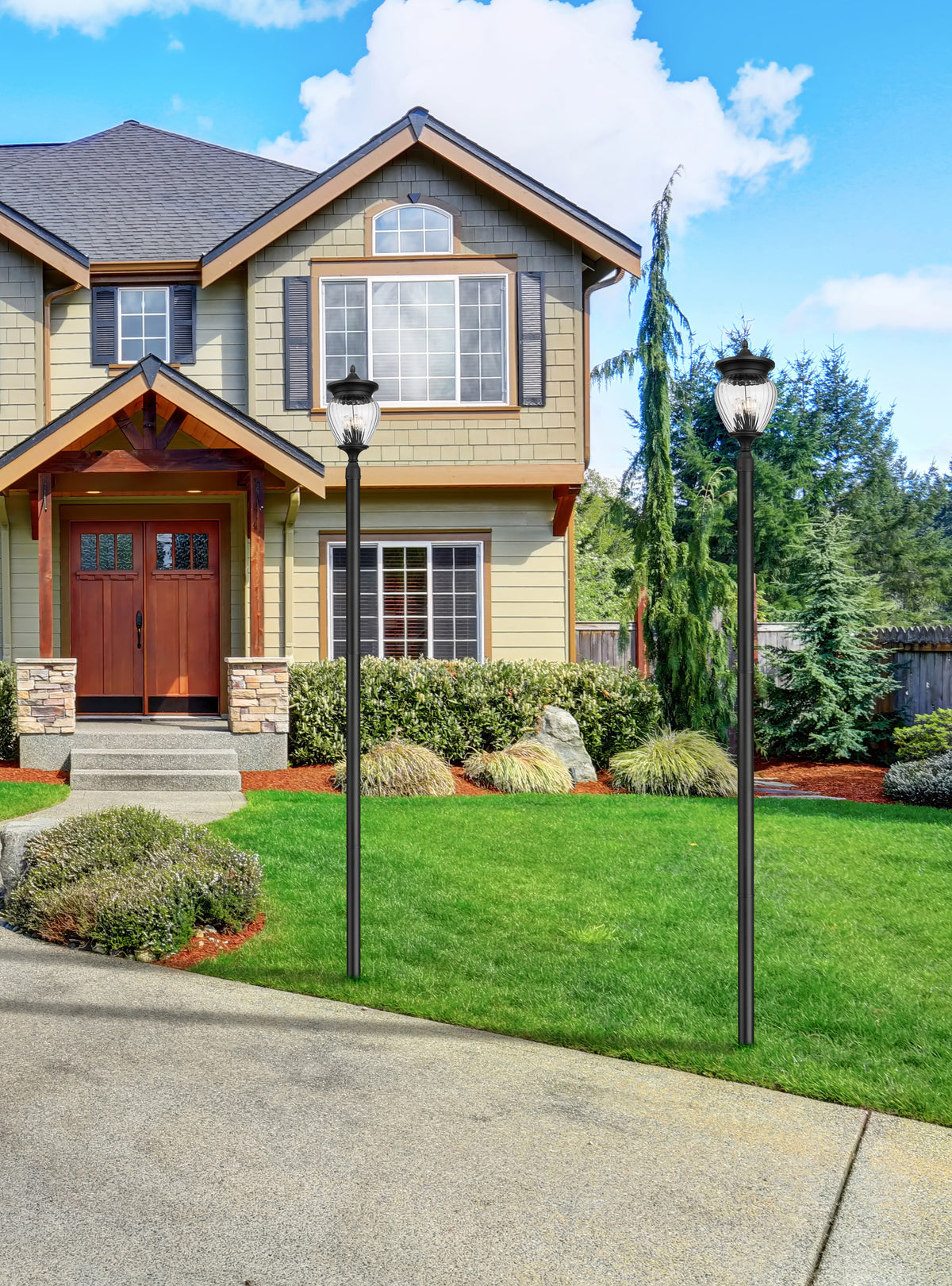 Davina 4 Light Outdoor Post Mounted Fixture