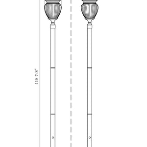 Davina 4 Light Outdoor Post Mounted Fixture