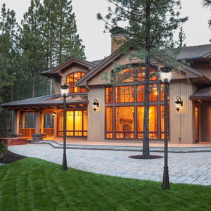 Davina 4 Light Outdoor Post Mounted Fixture
