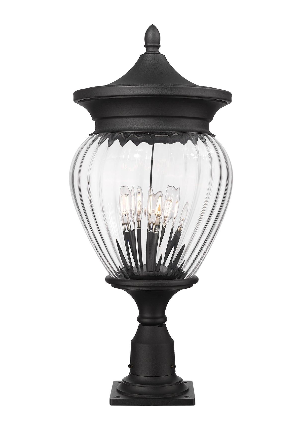 Davina 4 Light Outdoor Pier Mounted Fixture