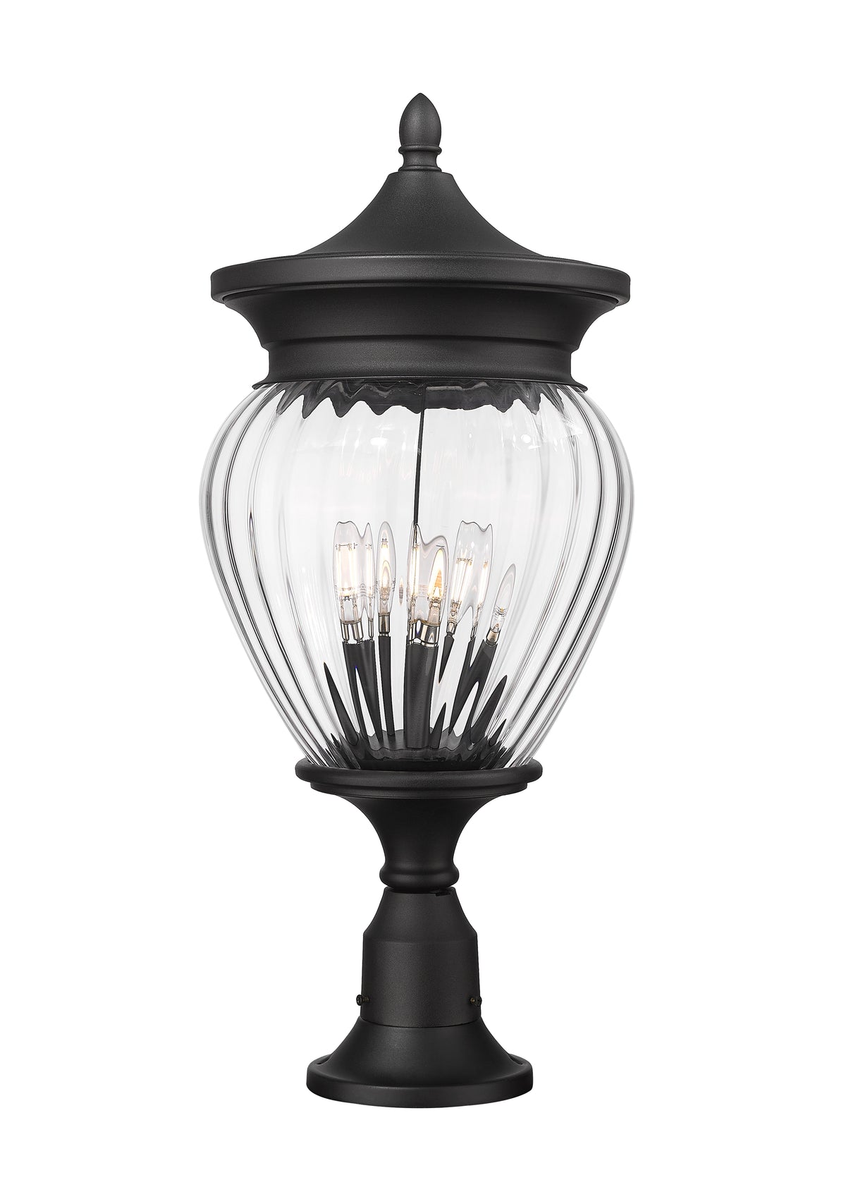 Davina 4 Light Outdoor Pier Mounted Fixture