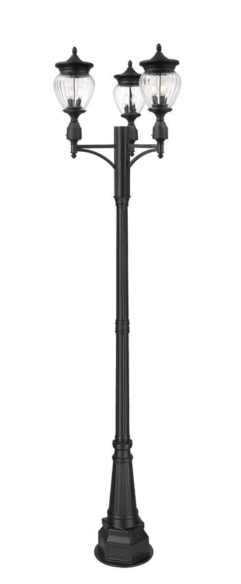 Davina 3 Light Outdoor Post Mounted Fixture