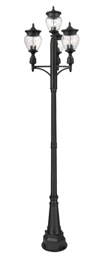 Davina 3 Light Outdoor Post Mounted Fixture