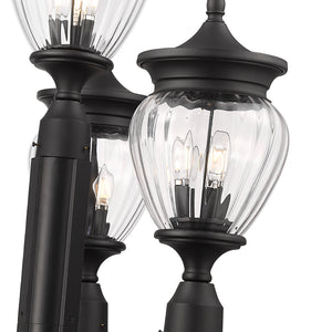 Davina 3 Light Outdoor Post Mounted Fixture