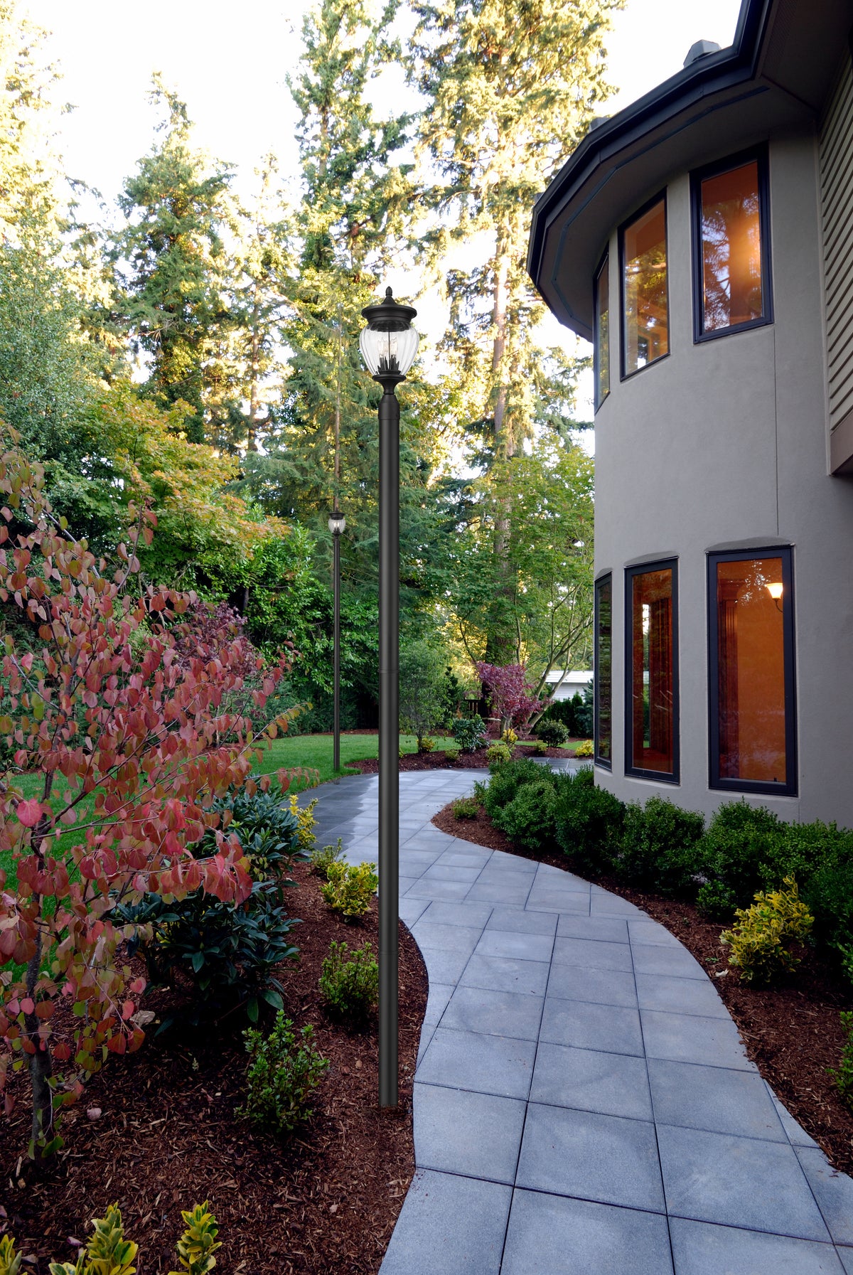 Davina 3 Light Outdoor Post Mounted Fixture
