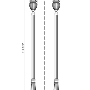 Davina 3 Light Outdoor Post Mounted Fixture