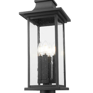 Tiberius 25.25-in Outdoor Post Mount