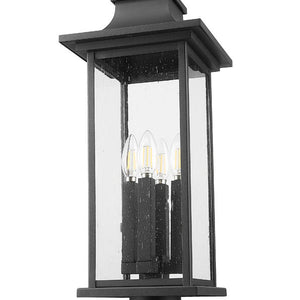 Tiberius 25.25-in Outdoor Post Mount
